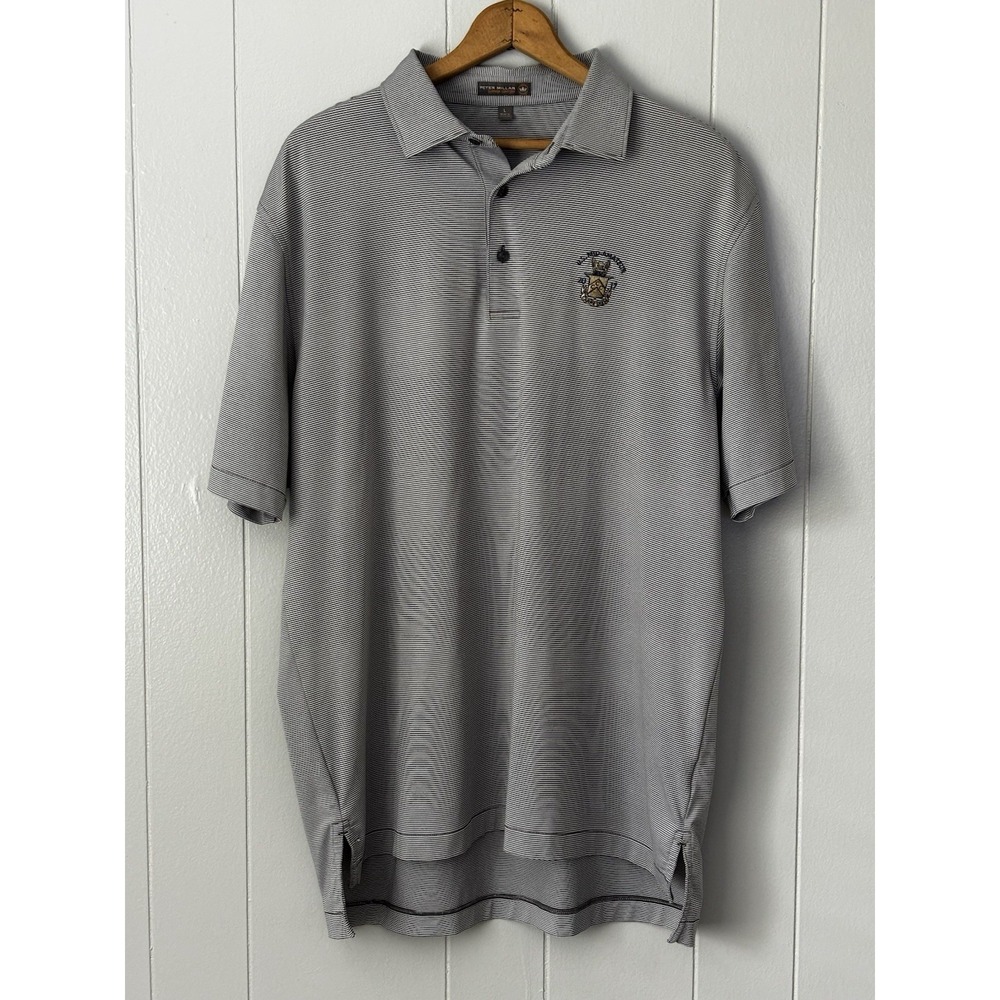 Peter Millar Summer Comfort Polo Shirt Men's Large U.S. Mid-Amateur 2017 Golf